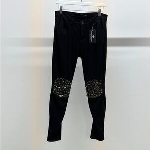 J Brand Black Studded Jeans